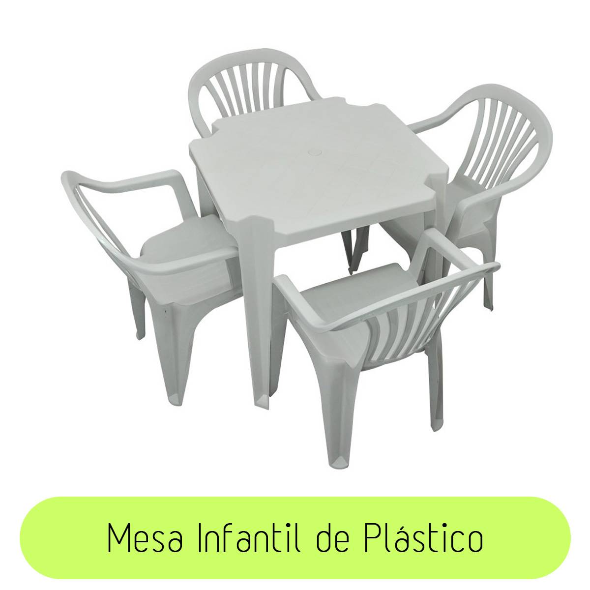 Imagem Mobiliário Quadrado de Plástico